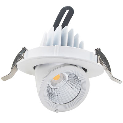 คุณภาพ  White Adjustable LED Recessed Lighting SCR Dimming 15W 5000K 110mm โรงงาน