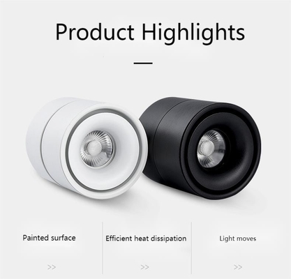 สปอตไลท์กระจังหน้า LED โซเดียมความดันสูงติดเพดาน 7Ｗ ปรับได้